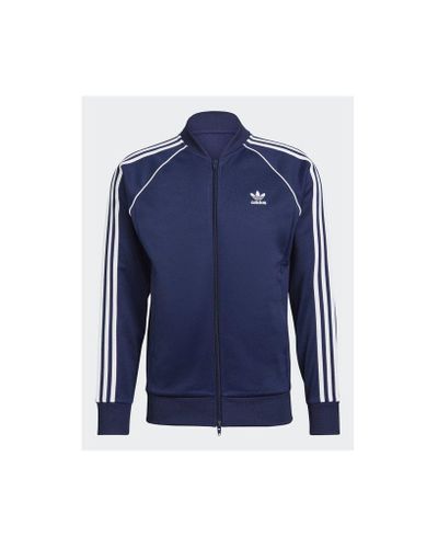 sky blue adidas track top
