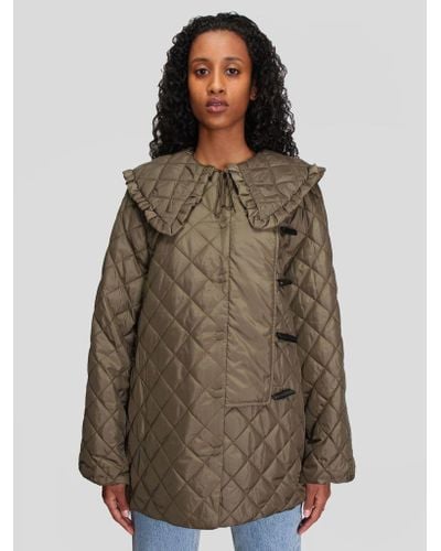 recycled quilted jacket