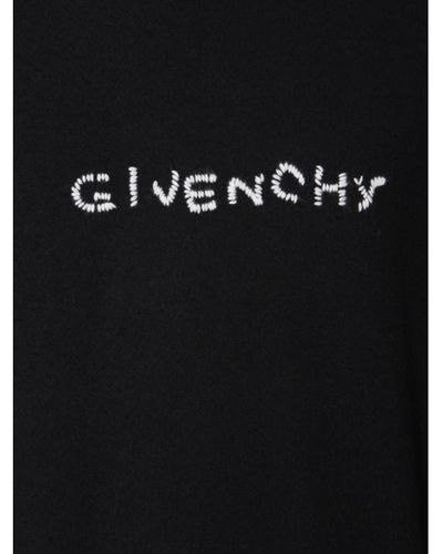 Givenchy Crew Neck Sweater in Black for Men - Lyst
