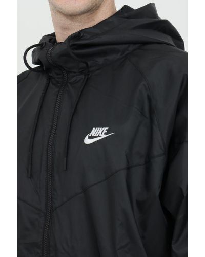 Nike Jacket Sportswear Heritage Essential Windrunner in Black for Men ...
