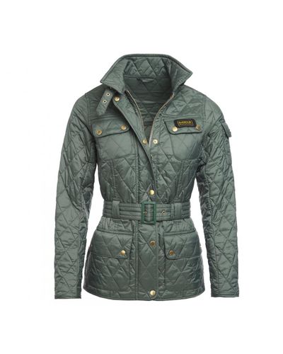 light green barbour jacket