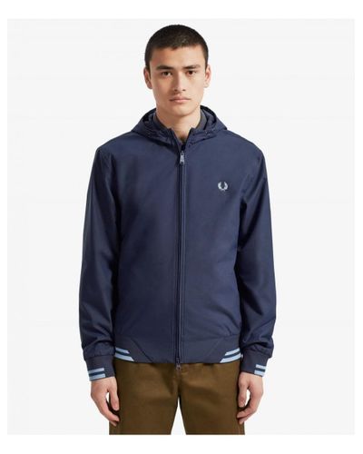 fred perry hooded insulated jacket
