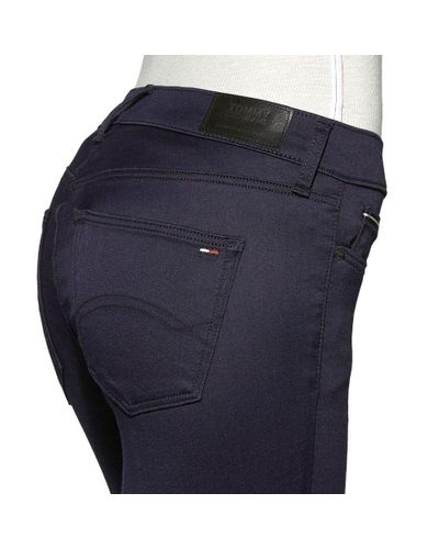 Tommy Hilfiger Denim Tommy Jeans Mid Rise Skinny Nora Boogie Blue Stretch  Jeans | Lyst