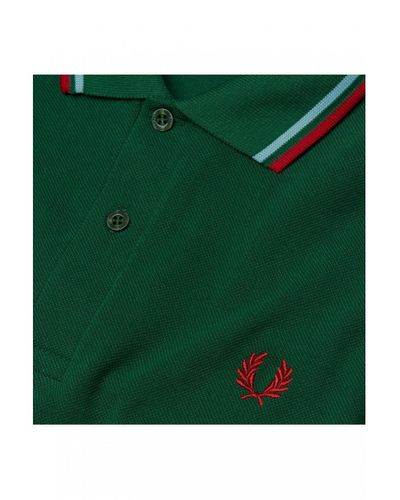 Fred Perry Tartan Green Ice Red M 12 Twin Tipped Polo Shirt for Men - Lyst