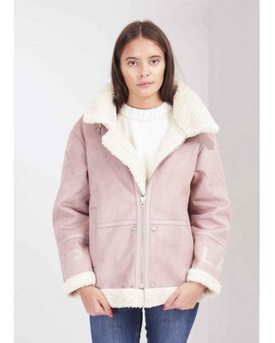 replay shearling jacket