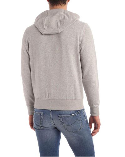 Canali Cotton Black Edition Sweatshirt in Grey (Gray) for Men - Lyst