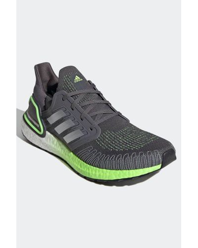 Adidas Ultraboost Shoes Grey Five Silver Metallic Signal Green Men S In Gray For Men Lyst Adidas Ultraboost Shoes Grey Five Silver Metallic Signal Green Men S In Gray For Men Lyst