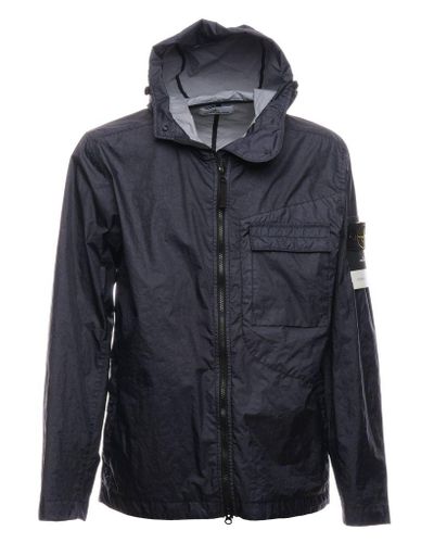 Stone Island Synthetic Jacket For 761540223 V0020 in Black (Blue 