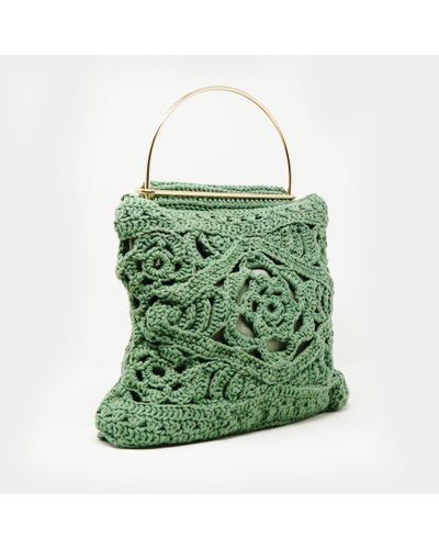 Ash Borsa In Crochet Verde in Green | Lyst Australia