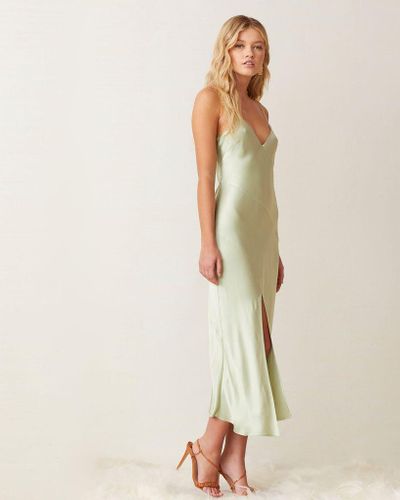 mint slip dress