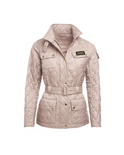 Barbour Pink Packaway Quilted Jacket 