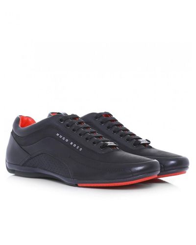 boss racing sneaker black