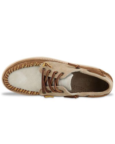 Sebago Leather Campsides Cayuga Shoes - Camel/papyrus/cognac in Brown - Lyst