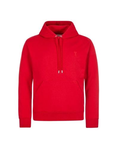 ami red hoodie