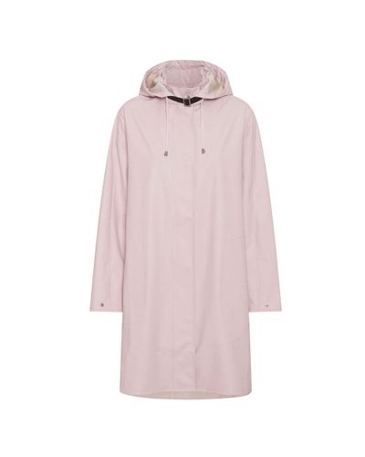 Ilse Jacobsen Leather Raincoat Rain71 , Colour:lavender in Pink - Lyst