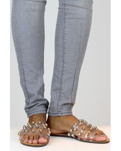 schutz clear strap heels