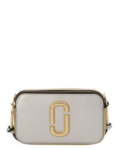 Marc Jacobs Leather Shoulder Bag in Silver (Metallic) - Lyst