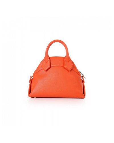 small orange purse