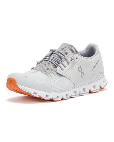 on cloud glacier white