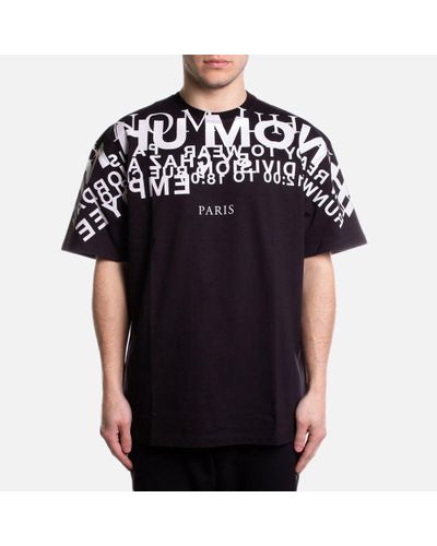 ih nom uh nit Short Sleeve T-shirt With Print in Black for Men - Lyst