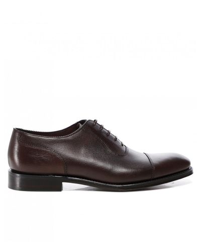 Loake Leather Evans Oxford Shoes Colour: Dark Brown for Men - Lyst