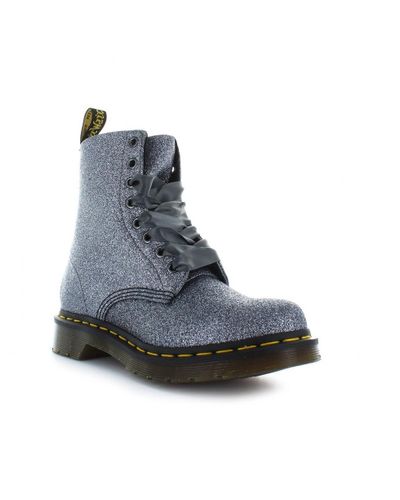 dr martens pascal glitter pewter