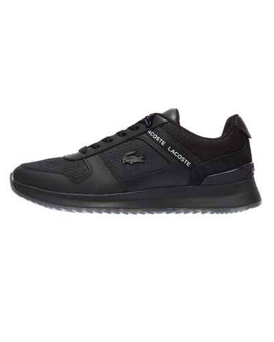 Lacoste Leather Joggeur 2.0 Trainers in Black for Men | Lyst