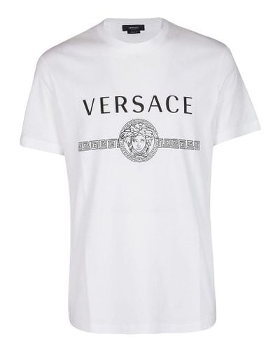 mens white versace t shirt