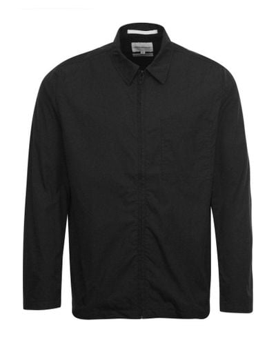 norse projects zip shirt