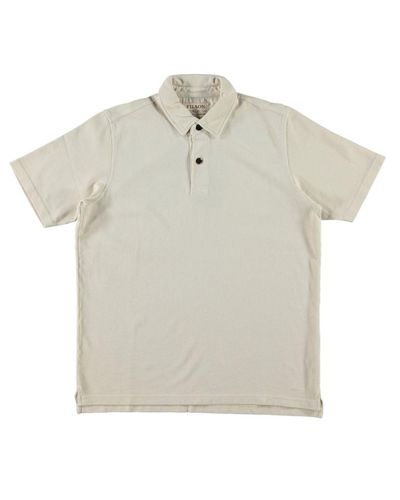 Filson Cotton Polo Shirt Stone for Men - Lyst