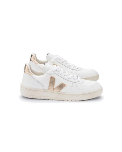 Veja | V-10 B-Mesh Sneaker - White/Natural | My Chameleon