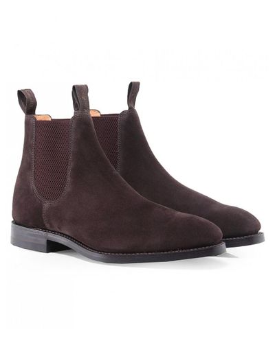 loake chelsea boots brown