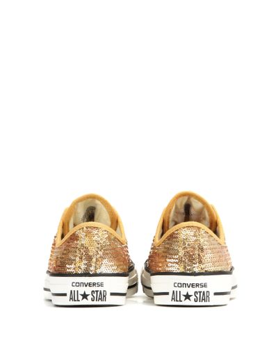 gold sequin converse