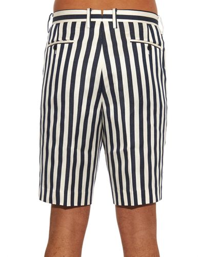 Tomorrowland Striped Shorts in Navy White (Blue) for Men - Lyst