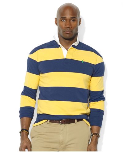 big and tall striped polo shirts