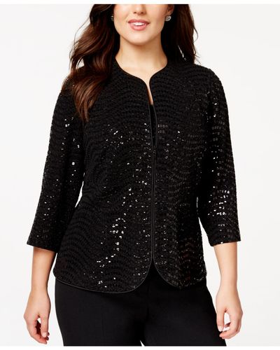 sequin plus jacket