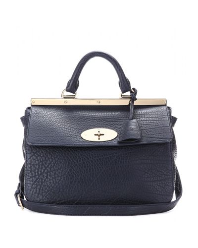 Mulberry Suffolk Small Leather Shoulder Bag in Midnight Blue (Blue) - Lyst