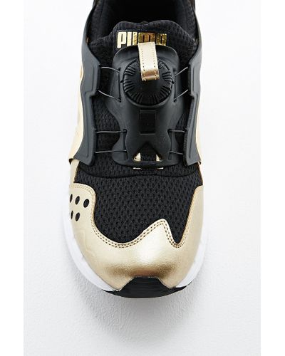 puma disc blaze gold