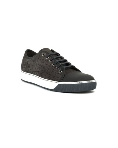 lanvin grey sneakers