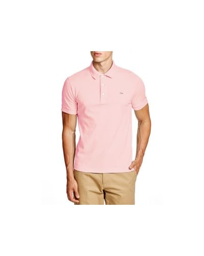 lacoste slim fit polo sale