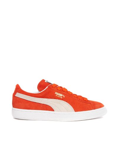 puma suede classic orange