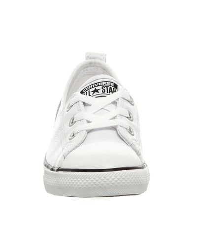 Converse Ctas Ballet Lace Leather in White | Lyst