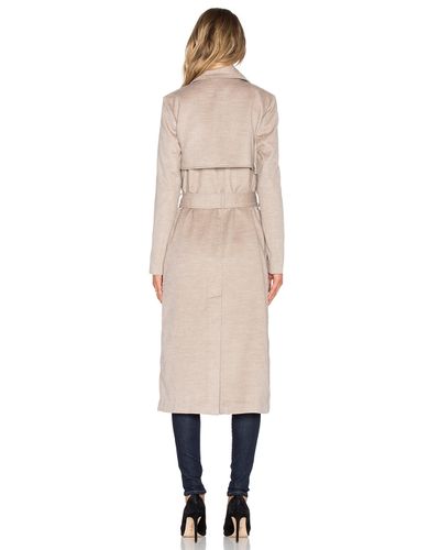 felt trench coat