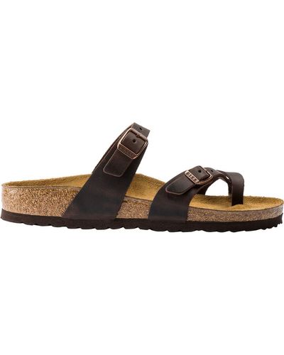 birkenstock mayari brown oiled leather