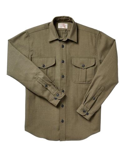 Filson Northwest Wool Shirt in Green for Men | Lyst