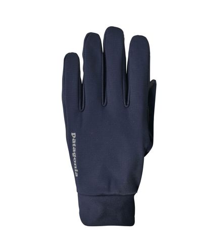 Patagonia Synthetic Wind Shield Gloves in Navy Blue (Blue) for Men - Lyst