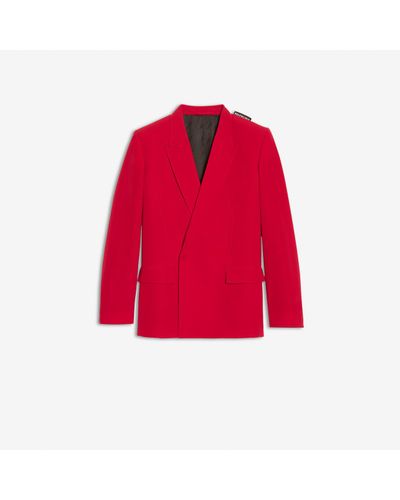 80s red blazer