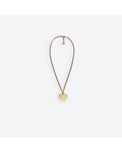 Balenciaga Gold Heart Locket 2024 www.epicamlv
