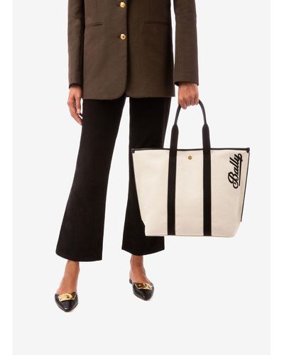 bally tote bag canvas