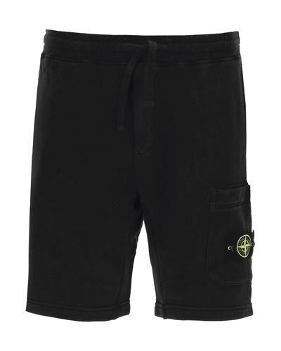 black stone island jogging bottoms